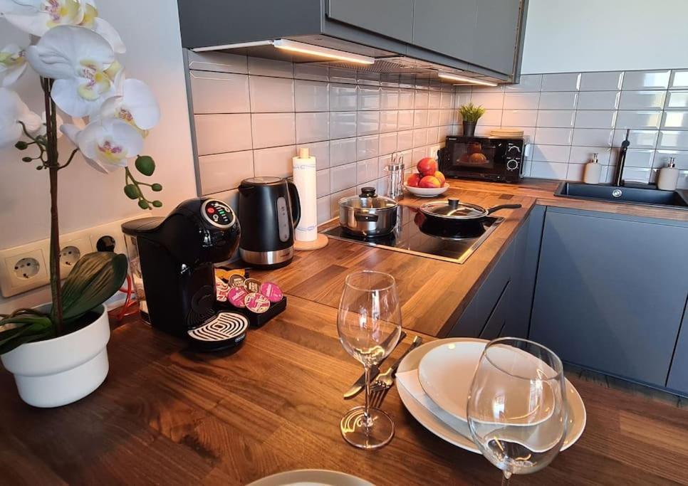 Stylish Apartment With Parking & Spacious Balcony Рига Екстер'єр фото